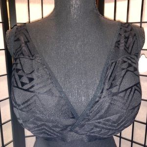Black Bralette. Size-3X. New/Never worn